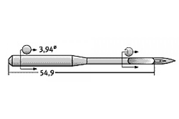 SGx7713 №230 Schmetz голки для килимового оверлока (10шт)